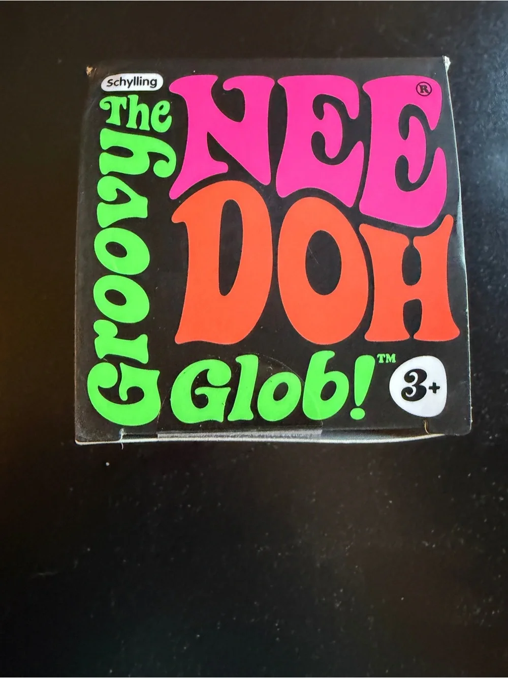 New Nee Doh Schylling Groovy Glob Purple Ball Squishy Toy Squeeze 3+ Sensory